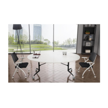 orizeal modern oval shape foldable conference table